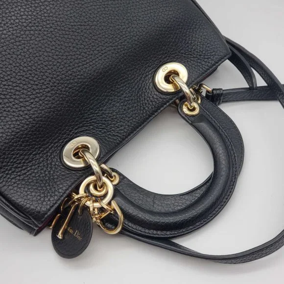 100% Authentic Christian Dior Black Handbag & Crossbody Bag - Picture 7 of 16
